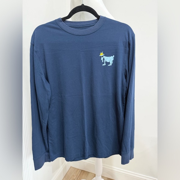 Goat Usa Other - GOAT USA Navy Long Sleeve T-shirt Size Medium Discoloration